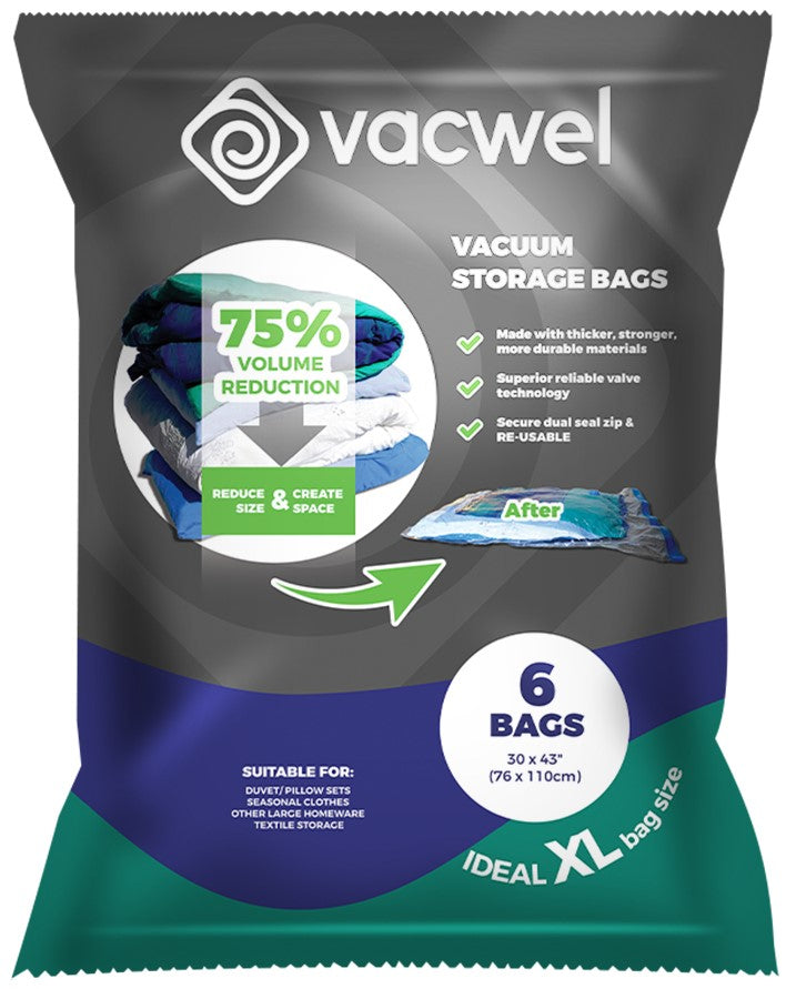 NORCKS 8 Pack Vacuum Storage Bags(2100x80cm 460x80cm 260x40cm) Space Saver  Bags for Clothes Duvets Bedding Dresses Comforters Blankets Pillows Travel  Storage,Reusable,Hand Pump Included